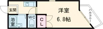 サングレイス西新町の間取り画像