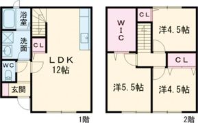 Space広川の間取り画像