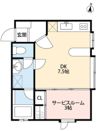 フレンド沼垂の間取り画像
