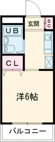 プリンス小束山の間取り画像