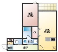 フルームの間取り画像