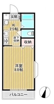 ハイムメヌエットの間取り画像