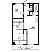 マンションゆりの間取り画像