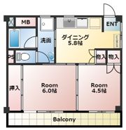 パークヒルズ緑町の間取り画像
