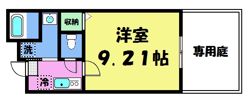 フラッティ花園春日の間取り画像