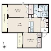 ゼストグリナージュの間取り画像