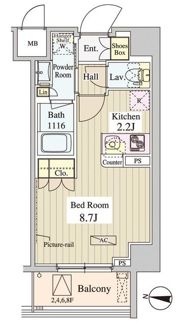 WASEDA APARTMENTの間取り画像