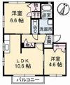 クレール六反 VI棟の間取り画像
