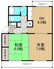 斉木ハイツⅡの間取り画像