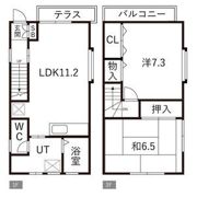 森南町3丁目貸家の間取り画像