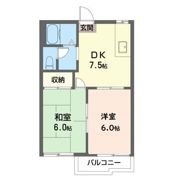 ハイツニューサウスの間取り画像