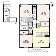 ヴェルドミールKの間取り画像