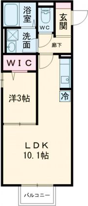 エクセルームK-IIIの間取り画像