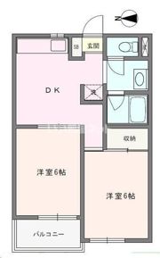 エルベール新町Ⅰ号館の間取り画像