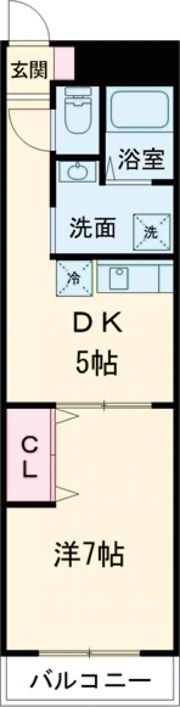 ドゥジェームならの間取り画像