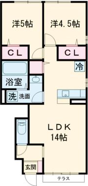 ローレルヒルズ富雄の間取り画像