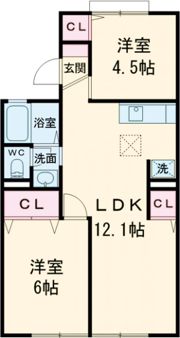 ソルフェージュCITY IIの間取り画像