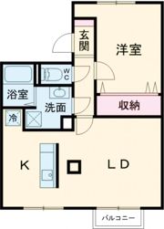清水コーポの間取り画像