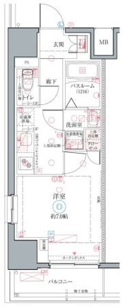 クレヴィスタ名駅南の間取り画像