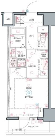 クレヴィスタ名駅南の間取り画像