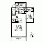 ソレイユ調布の間取り画像