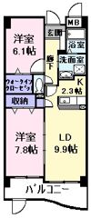 WAVES＆SHELLSの間取り画像