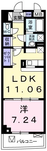 プレイン ステージの間取り画像