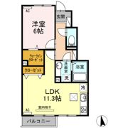 グラン・プラース Fの間取り画像