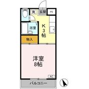 マルマツハイツ Aの間取り画像