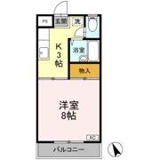 マルマツハイツ Aの間取り画像