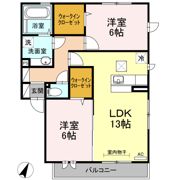 アーバングリーン長尾 C棟の間取り画像