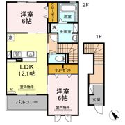 アンバーコート文津の間取り画像