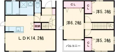 ノーブル中島の間取り画像