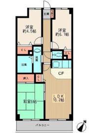 グランドゥール相模の間取り画像