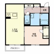 シャーメゾン鳥羽の間取り画像