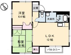 シャーメゾン矢野 B棟の間取り画像