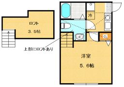 アイランドフラットの間取り画像