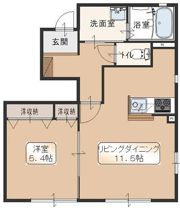 ペットケアビレッジ小手指南Bの間取り画像