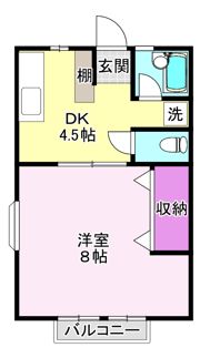 コーポMKの間取り画像
