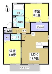 サンプレイスAの間取り画像