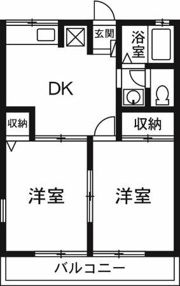レトア上諏訪Aの間取り画像