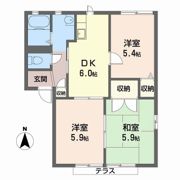 二色の浜グリーンヴィレッジ?Bの間取り画像