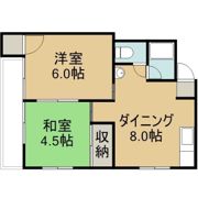 レイクサイドハイツ Bの間取り画像