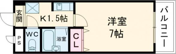 ベルメゾンの間取り画像