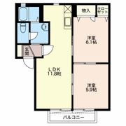 シャルマン富士岡の間取り画像