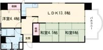 クリーンピアしかま恵美酒の間取り画像