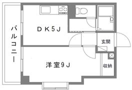 ホリホックイン八幡の間取り画像