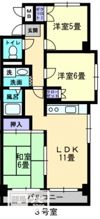 松島フラットの間取り画像