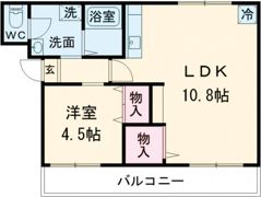 ふくろやマンションの間取り画像