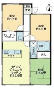 フォブールリブBの間取り画像
